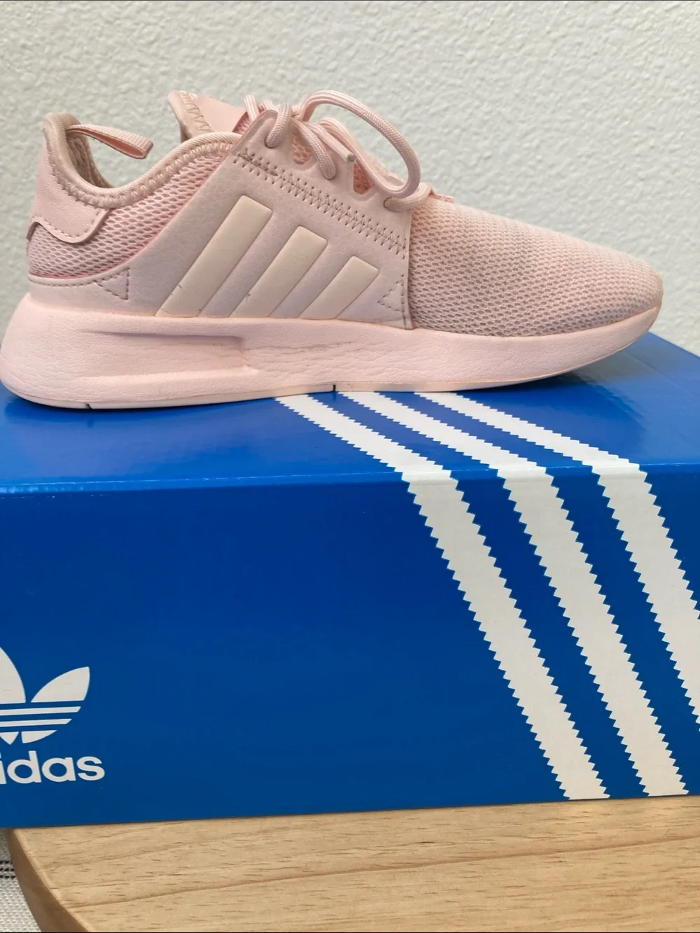 SALE! 50% Off adidas Kids X_PLR C Light Pink Lace-Up Sneakers Size 13.5